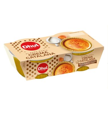 Postre Dhul Crema Catalana 2 Unidades