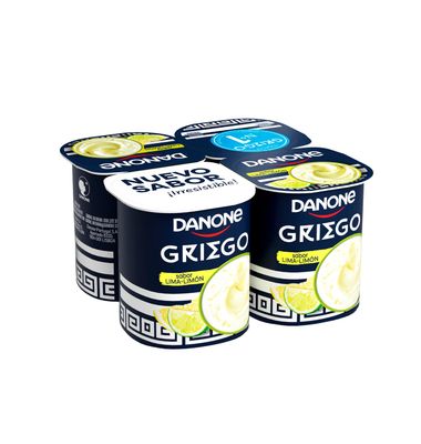 Yogur Danone Griego Lima Limón 4 Unidades