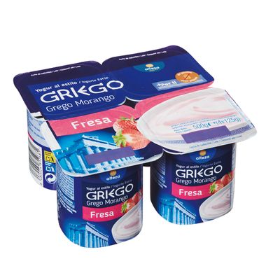 Yogur Griego Alteza Fresa 4X 125 G