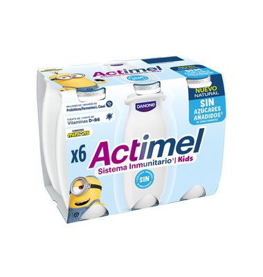 Actimel Danone Kids Natural 6 Unidades