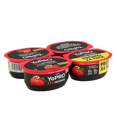 Yogur Yopro Fresa 4 Unidades