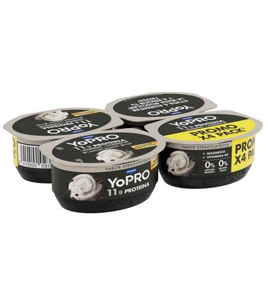 Yogur Yopro Stracciatella 4 Unidades