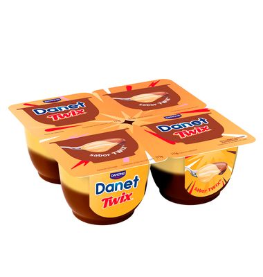 Natillas Danet Twix 4 Unidades