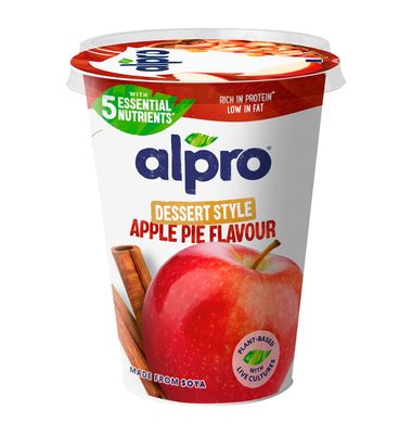 Postre vegetal tarta de manzana ALPRO, tarrina 400 g