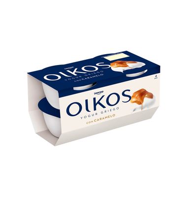Yogur Danone Oikos Caramelo 4 Unidades