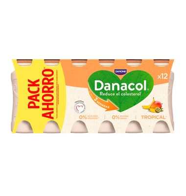 Danacol Danone Tropical 12 Unidades