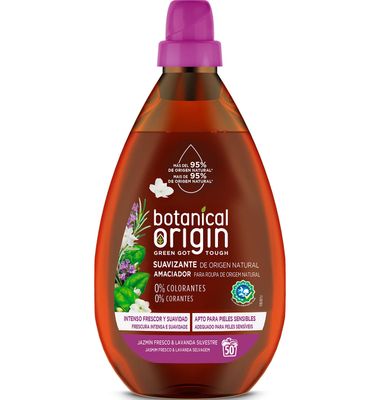 Suavizante lavanda BOTANICAL ORIGIN, botella 50 dosis