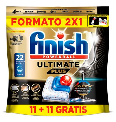 Lavavajillas Finish Ultim.Plus11+11 22 Unidades