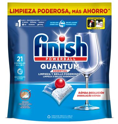 Lavavajillas Finish Quantum Essential 21 Dosis