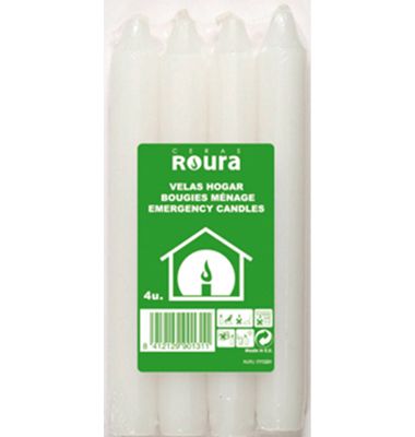 Paquete Velas Roura Bujías 4 Unidades