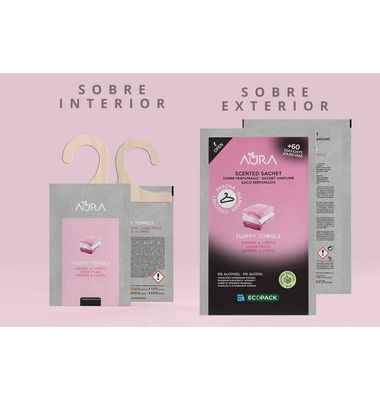 Sobre Perfumado Aura Aroma Limpio 7 G