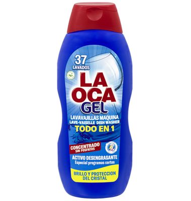 Lavavajilla La Oca Gel Máquina 37 Dosis 740 ml