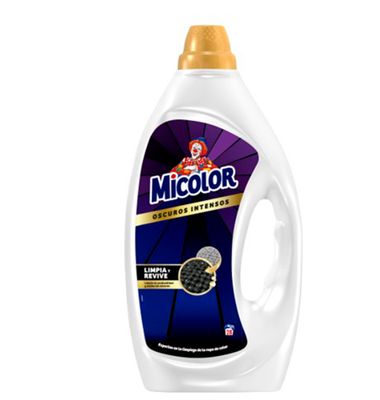 Detergente Gel MICOLOR BLACK, garrafa 28 dosis