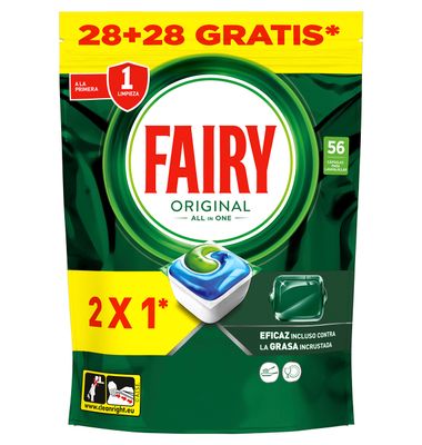 Lavavajillas Fairy Original 28+28 56 Dosis