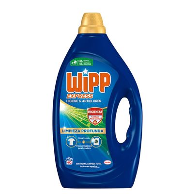Detergente en gel WIPP ANTIOLOR, garrafa 40 dosis