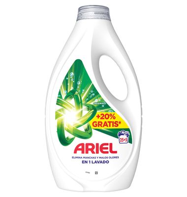Detergente Ariel Liquido Original 25+5 30 Dosis