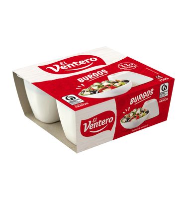 Queso Ventero Fresco Burgos 4 Unidades