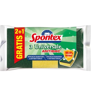 Estropajo Spontex Universal 2+1 3 Unidades