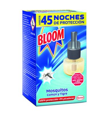 Insecticida eléctrico moscas-mosq. BLOOM MAX, recambio 1 ud