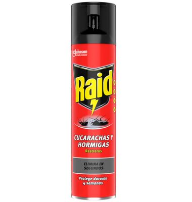 Aerosol Raid Cucarachas Hormigas 400 ml