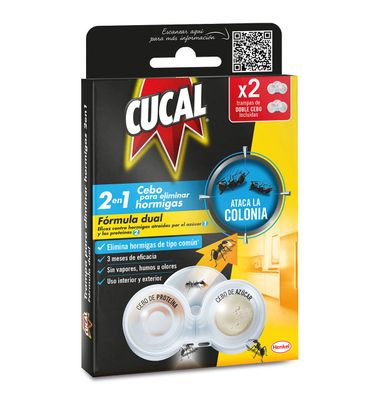Trampa para hormigas CUCAL, caja 2 uds 2 unidades