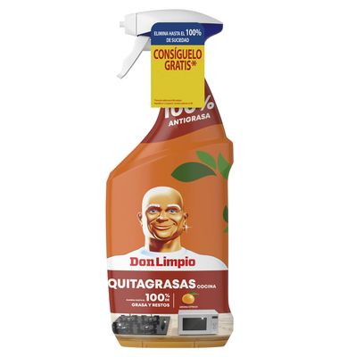 Limpiador quitagrasa para cocina DON LIMPIO, pistola 800 ml