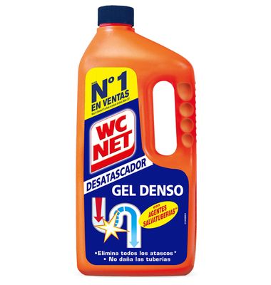 Desatascador gel WC NET, garrafa 1 litro