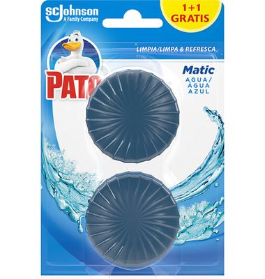 Limpia Wc Pato Matic Azul 1 Unidad