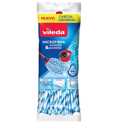 Fregona Vileda Microfibra Algodón