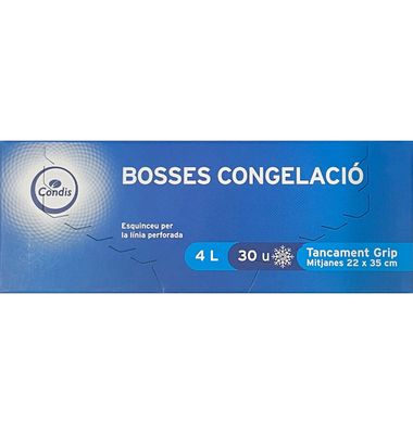 Bolsas Condis Congelación Medianas 30 Unidades