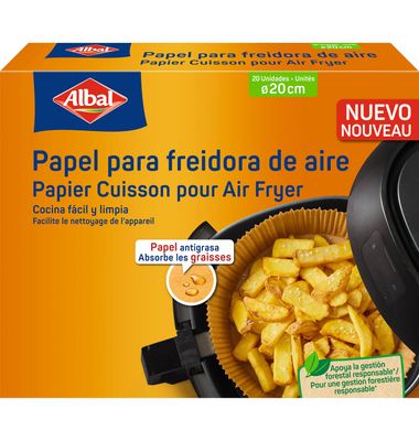 Papel Albal Airfryer 20Cm 20 Unidades