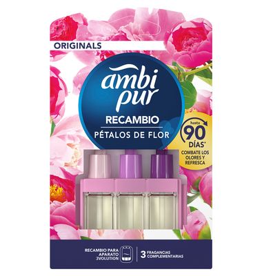 Recambio Ambientador Ambi Pur 3Volution Pétalos De Flor 1 Unidad