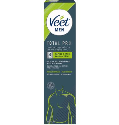 Veet For Men Crema Depilatoria Piel Normal 200 ml