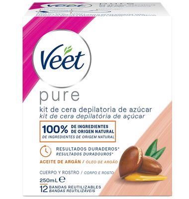 Cera Tibia Veet Natural 250 ml