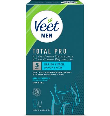 Kit Depil. Veet Men Private 1 Unidad