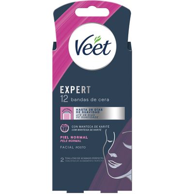 Bandas facial VEET EXPERT, caja 12 uds 12 unidades