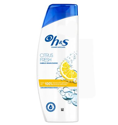 Champú citrus formato ahorro H&S, bote 300+30 ml