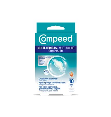 Mult-Herida Compeed Dedos 10 Unidades