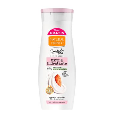 Loción corporal hidratante NATURAL HONEY, bote 400 ml