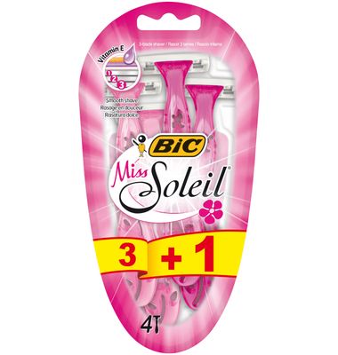 Maquinilla Bic Miss Soleil 3+1 4 Unidad