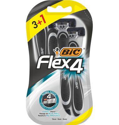 Maquinilla Afeitar Bic Flex 4 3+1 4 Unidad