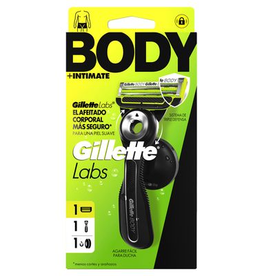 Maquinilla GILLETTE LABS BODY, pack 1 ud