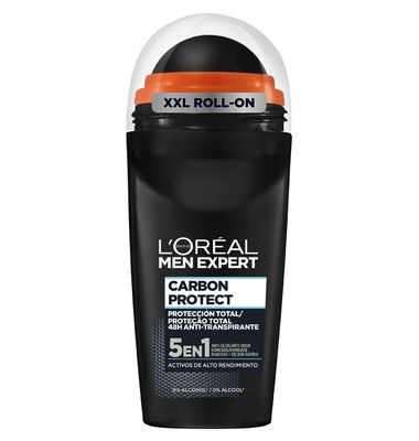 Desodorante Carbón Protect L`OREAL MEN EXPERT, roll on 50 ml