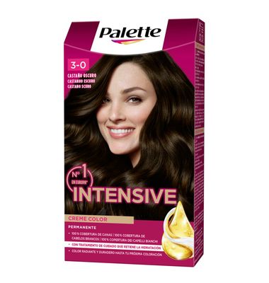 Palette Intense Color Cream 3 Castaño Oscuro 1 Unidad