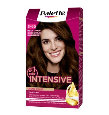 Palette Intense Color Cream 3,65 Castaño Chocolate 1 Unidad