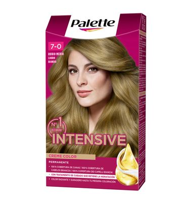 Palette Intense Color Cream 7 Rubio Toffee 1 Unidad