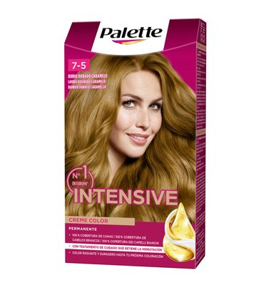Palette Intense Color Cream 7,5 Rubio Dorado 1 Unidad