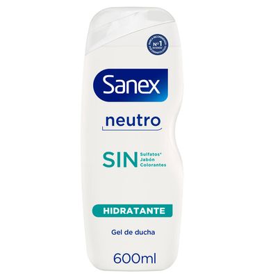 Gel Ducha Sanex Sin Piel Normal 600 ml