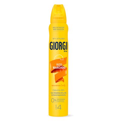 Espuma rizos marcados GIORGI, spray 250 ml