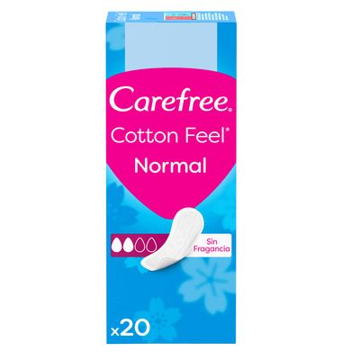 Protegeslip Carefree Transpirable 20 Unidades